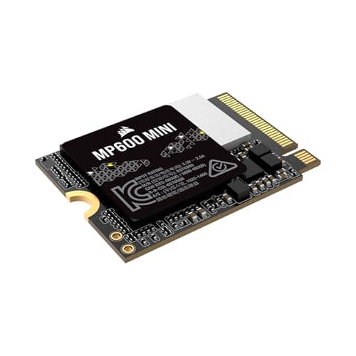 Corsair MP600 MINI 1 TB M.2 NVMe PCIe x4 Gen4 SSD – M.2 2230 – Bis zu 7.000MB/Sek. Sequentielles Lesen – Hohe Dichte 3D TLC NAND – Ideal Für Steam Deck und Microsoft Surface – Schwarz Bild 8