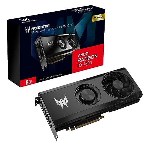 Acer Predator BiFrost AMD Radeon RX 7600 OC - 8GB GDDR6, HDMI, 3X DP Bild 2