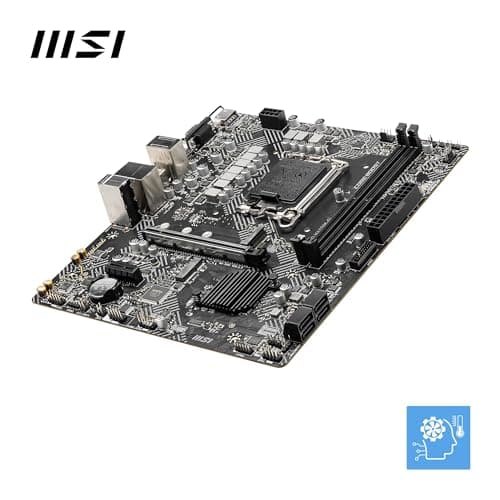 MSI PRO H610M-G Motherboard, Micro-ATX - Unterstützt Intel Core Prozessoren der 12. und 13. Generation, LGA 1700 - DDR5 Memory Boost 4800MHz/MAX, PCIe 4.0 x16 Slot, M.2 Gen3 Slot Bild 8