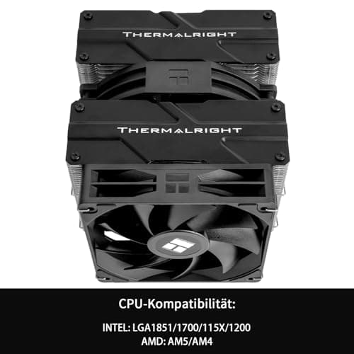 TR Peerless Assassin 140 SE CPU-Kühlung, 6x6mm Wärmeleiter-Kühler, Doppel-Tower- und Doppel-Lüfter-Kühler für Intel LGA1700/1851/115x, AM4/AM5 Bild 6