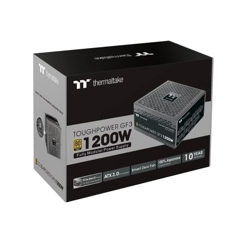 Thermaltake Toughpower GF3 1200W | ATX 3.0 | PCIe Gen 5 Ready | Smart Zero Fan | 80 Gold Platinum | Fully Modular Bild 2