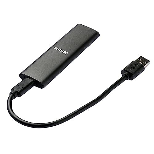 Philips Externe Portable SSD 1 TB - Ultra Slim SATA Ultra Speed USB-C, Lesegeschwindigkeit bis zu 540 MB/s, Aluminium Slim 1 TB Bild 8