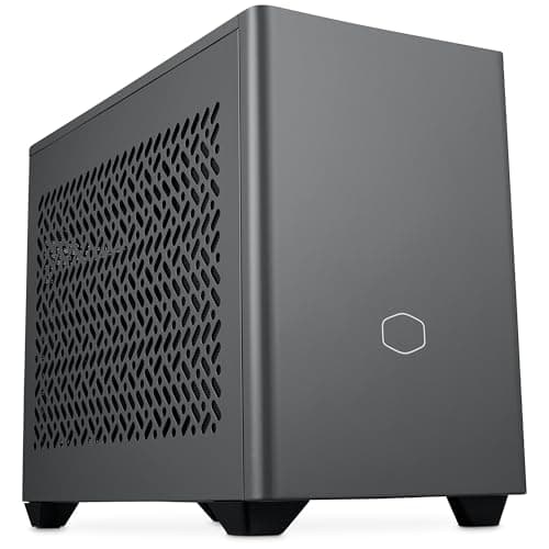 Cooler Master NR200P MAX V2 Mini-ITX SFF-Gehäuse – 280 mm AIO-Kühler, 850 W SFX Gold ATX 3.0 Netzteil, verbessertes Design, miditower GPU-Unterstützung, PCIe 4.0 Riser-Kabel, USB 3.2 Gen 2x2 Typ-C Bild 2