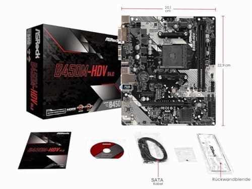 Asrock B450M-HDV R4.0 AMD B450 Socket AM4 Micro ATX Bild 8