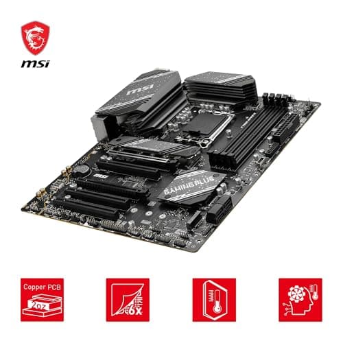 MSI B760 Gaming Plus WiFi Mainboard, ATX - Unterstützt Intel Core Prozessoren der 14., 13. und 12. Generation, LGA 1700 - DDR5 6800+MHz/OC, 2 x PCIe 4.0 x16, 2 x M.2 Gen4, 2.5G LAN, Wi-Fi 6E Bild 8