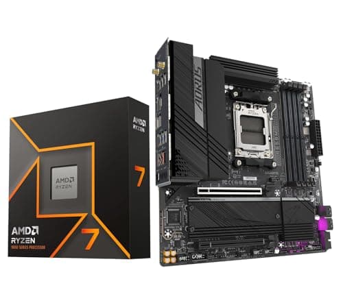AMD Ryzen 7 9700X CPU Prozessor Bundle mit GIGABYTE B650M AORUS Elite AX Gaming Motherboard (AM5, Micro-ATX, DDR5, PCIe 5.0 M.2, USB 3.2 Gen2X2 Type-C) AMD Ryzen 7 9700X+ Gigabyte B650M AORUS ELITE AX Bild 2