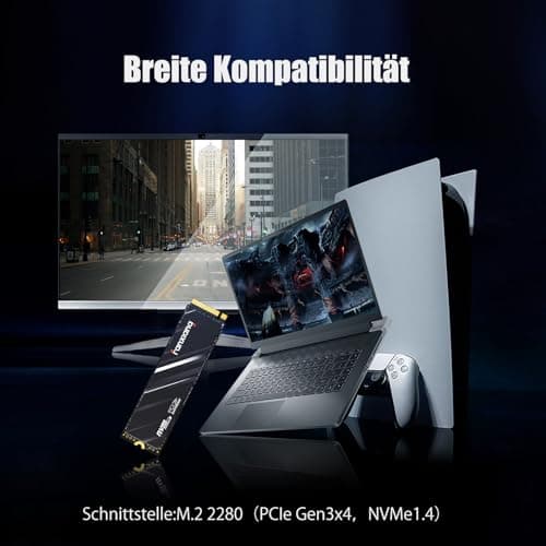 fanxiang 1TB NVMe SSD, M.2 SSD PCIe Gen3 QLC Gaming Solid State Laufwerk mit SLC Cache, 3200MB/s Lesen, 1750 MB/s Schreiben, Interne SSD Festplatte für PC Laptop Datenübertragung S501Q Bild 8