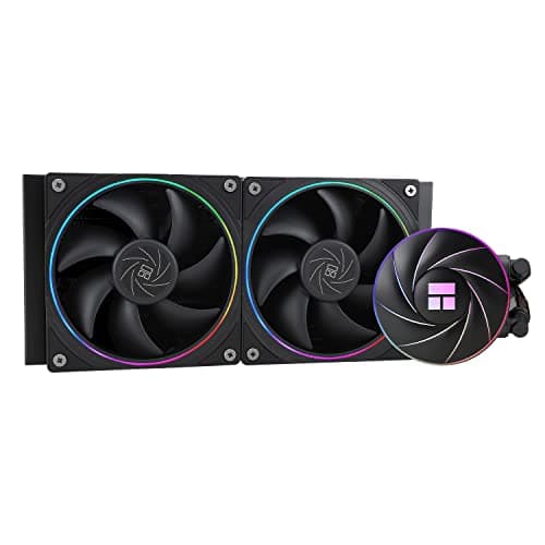 Thermalright AQUA ELITE 240 ARGB V2 CPU Wasserkühler, 240 Aio CPU Kühler,2 x120mm PWM Lüfter,S-FDB Lager,ARGB Fine Aperture Effect, für AMD/AM4/AM5,Intel LGA1150/1151/1200/1700/1851