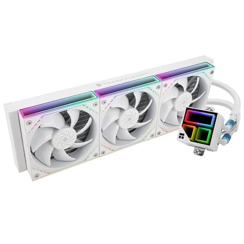 TR Frozen Infinity 360 WHITE, Dreifach-PWM-Lüfter mit 2000 U/min, Desktop-Aio-CPU-Kühler, für AM4 / AM5 und Intel LGA1150 1151/1200/2011/1700/1851, EA-Kühler
