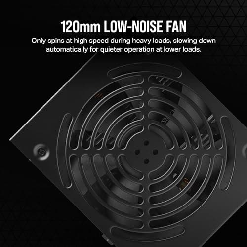 CORSAIR CX550 80 Plus Bronze Non-Modular Low-Noise ATX 550 Watt Netzteil - NA - Schwarz Nicht modular 550 Watts Bild 6