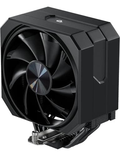 upHere gaming CPU Cooler,Single Tower 4 Heat Pipes CPU Kühler,120MM PWM Lüfter,Ohne Entfernen des Lüfters zu Installieren den CPU Kühler,für AMD AM4 AM5/Intel 2011/2066 (X79/X99),PC Kühler,up1K4. up1K4-4XΦ6mm up1K4-Schwarz Bild 2