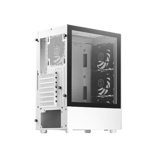 XPG Valor MESH (kompaktes ATX-Mid-Tower-Gehäuse, MESH-Frontpanel-Design, 3mm-gehärtetes Glas-Seitenpanel, vorinstallierte x4 120mm Lüfter) Bild 5