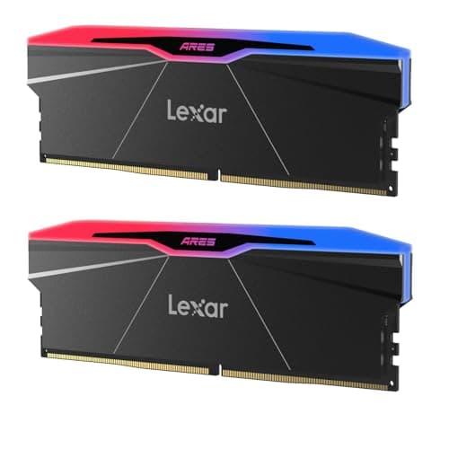Lexar RGB DDR5 RAM 32GB Kit (2x16GB) 6000MHz CL28, 288-Pin UDIMM Desktop Memory, Hochleistungs-PC-Gaming-Computerspeicher für AMD EXPO, KI, DRAM, unterstützt von SK hynix, CL28-36-36-68, 1,4V Bild 2