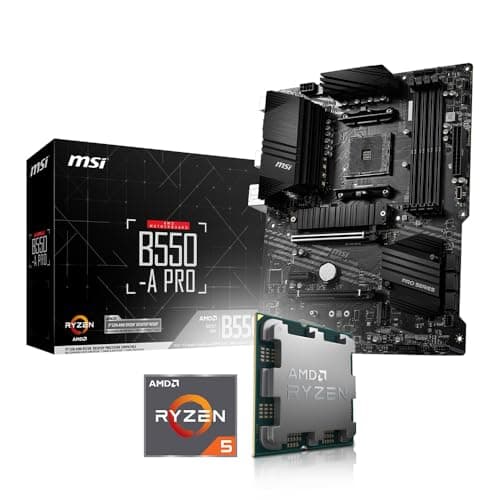 Aufrüst-Kit Bundle Ryzen 5 5600G 6X 3.9 GHz Prozessor, MSI B550-A Pro Mainboard (zusammengebaut inkl. Bios Update + Funktionskontrolle) AMD Ryzen 5 5600G 0GB / MSI B550-A Pro Bild 2