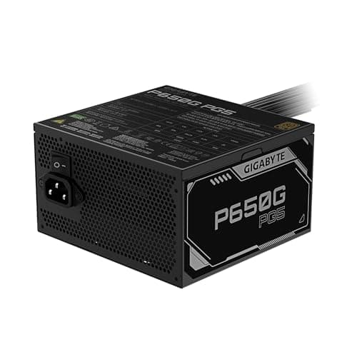 GIGABYTE P650G PCIE 5.1 Netzteil – PCIe 5.1, 80 Plus Silver, 120mm Lüfter, kompatibel mit ATX 3.1, EU-Stecker Bild 6