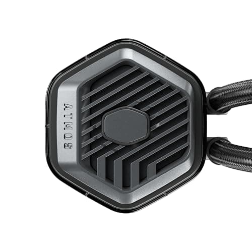 Cooler Master MasterLiquid 240 Atmos Stealth CPU-Wasserkühler – AIO-Wasserkühlsystem (TDP 280 W), Doppelkammerpumpe, vorinstallierte Schwarze Mobius 120-Lüfter, LGA1851/1700- und AM5/AM4-Halterungen Atmos Stealth 240 Bild 6