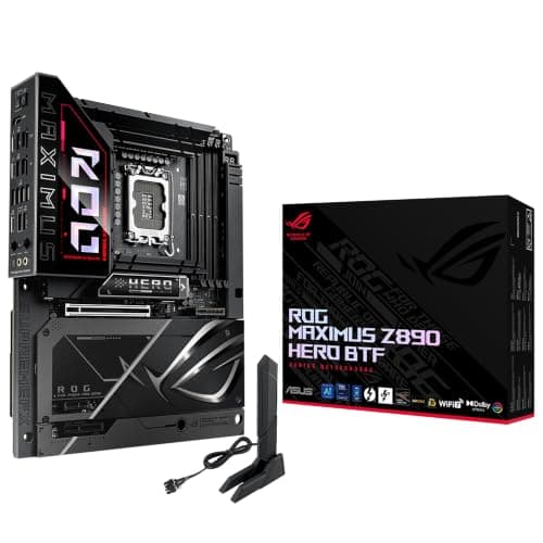 ASUS ROG Maximus Z890 Hero BTF Gaming Mainboard Sockel Intel LGA 1851 (ATX, DDR5, WiFi 7, 3X PCIe 5.0 M.2, 3X PCIe 4.0 M.2, 2X Thunderbolt 4, verstecktes Anschlussdesign) Bild 3