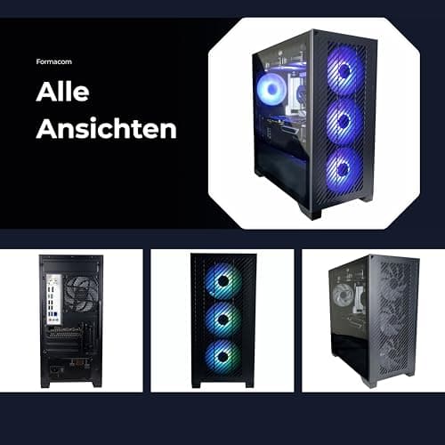 Gaming PC AMD Ryzen 7 9800X3D Radeon RX 9070 XT 16GB GDDR6 32GB DDR5-6000MHz RAM 2TB NVMe SSD ARGB Beleuchtung Wi-Fi 6E Windows 11 Pro AMD 9800X3D 32GB DDR5 AMD 9070 XT RGB Bild 4