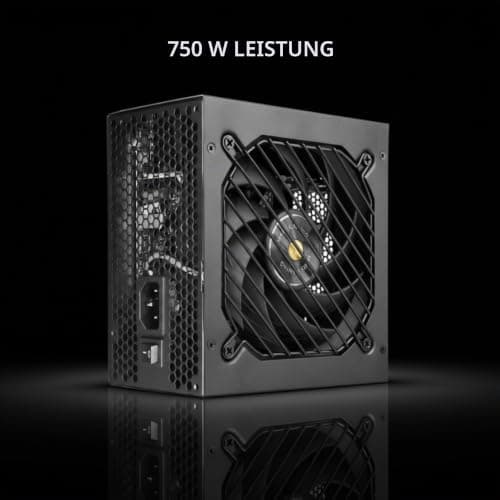 Mars Gaming MPB750PSI, PC-Netzteil Full Modular 750W, 10 Jahre Garantie, 80Plus Gold 90%, Lüfter SI Extreme Silence, Technologien AI2-RPM, DC-DC und SMD, ATX 3.1 und PCIe 5.1 Schwarz Bild 4