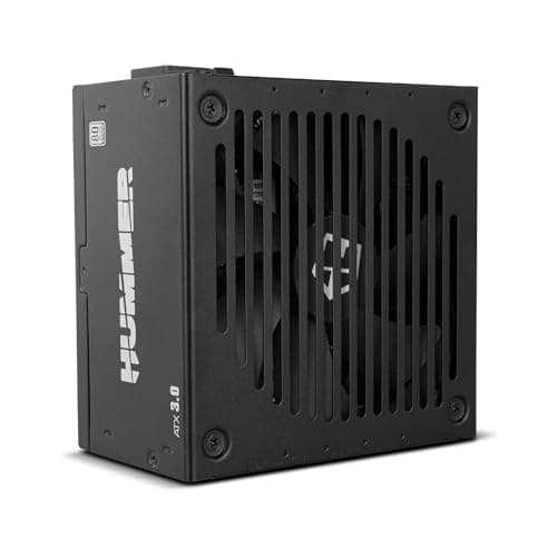 NOX Hummer P 1000W 80 Plus Platinum -NXHUMMERP1000W- 1000W Netzteil, ATX, EPS, S-ATA, 3.0 12V, Ultra-Quiet 140mm Lüfter, TEAPO Elektrolytkondensatoren, Schwarz Bild 4