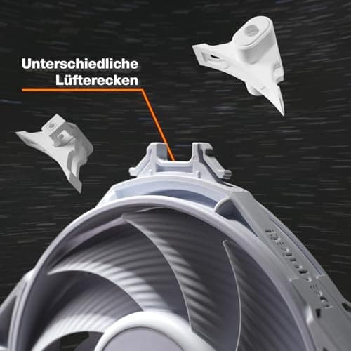be quiet! Silent Wings 4 140mm PWM high-speed White Lüfter, optimierte Lüfterblätter, außergewöhnlich hohe Performance, maximaler Luftdruck, sehr leise, 6-Pol-Lüftermotor, Fluid-Dynamic-Lager, BL117 Bild 8