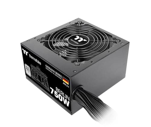 Thermaltake Berlin 750W Netzteil | ATX 3.1 | 12V-2 * 6 Pin | 80Plus Weiß Zertifiziert | geräuscharmer Betrieb | German Series (2025) Bild 2