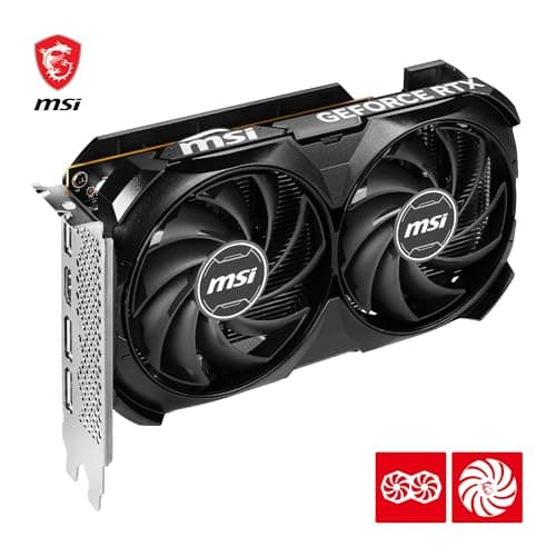 MSI GeForce RTX 4060 Ventus 2X Black 8G OC Grafikkarte -NVIDIA RTX 4060, 8 GB GDDR6 Speicher, 17 Gbps, PCIe 4.0, DLSS3 Bild 8