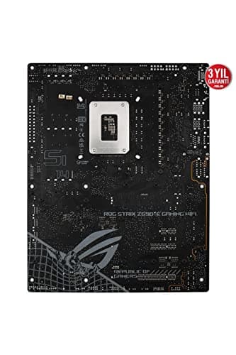 ASUS ROG Strix Z690-E Gaming WiFi Mainboard Sockel Intel LGA 1700 (Intel Z690, ATX, PCIe 5.0, DDR5 Speicher, WiFi 6E, 5X M.2, USB 3.2 Gen 2x2 Typ-C, Aura Sync) Bild 6