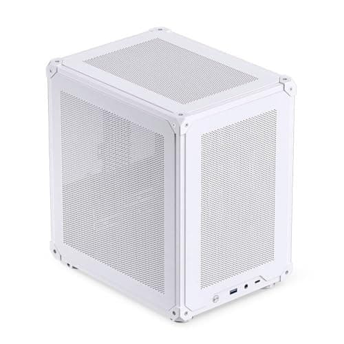 Jonsbo C6 Mesh PC-Gehäuse USB-C Konnektivität Abnehmbare Panels Stahl Micro-ATX Weiß Bild 3