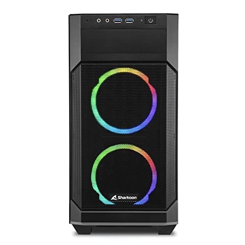 Sharkoon V1000 Rgb Micro Tower Nero (sharkoon V1000 Rgb - Microatx) Classic Bild 4