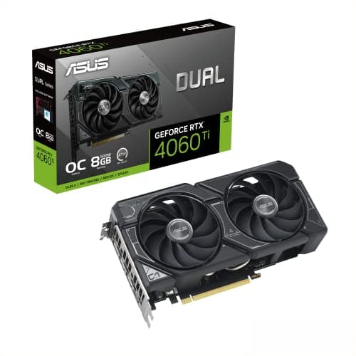 ASUS Dual GeForce RTX™ 4060 Ti OC Edition 8GB GDDR6 (PCIe 4.0, 8GB GDDR6, DLSS 3, HDMI 2.1, DisplayPort 1.4a, Axial-Tech Lüfterdesign, 0dB Technologie und mehr) Bild 2