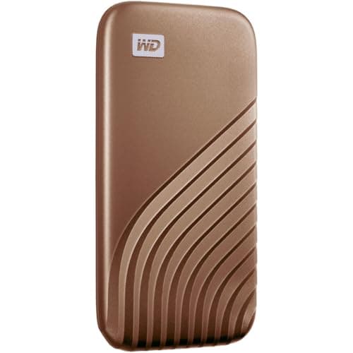 WD My Passport SSD 2 TB mobiler SSD Speicher (NVMe-Technologie, USB-C und USB 3.2 Gen-2 kompatibel, Lesen 1050 MB/s, Schreiben 1000 MB/s) Rose Gold Bild 2
