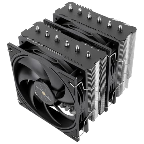 Thermalright Peerless Assassin 120 SE V3 CPU Luftkühler, 6 Heatpipes, Double Tower Doppellüfter, TL-P12 PWM Lüfter, Aluminium Kühlkörperabdeckung, für AM4/AM5,Intel LGA1851/1700/1150/1200(PA120SE V3) PA120 SE V3 Bild 2