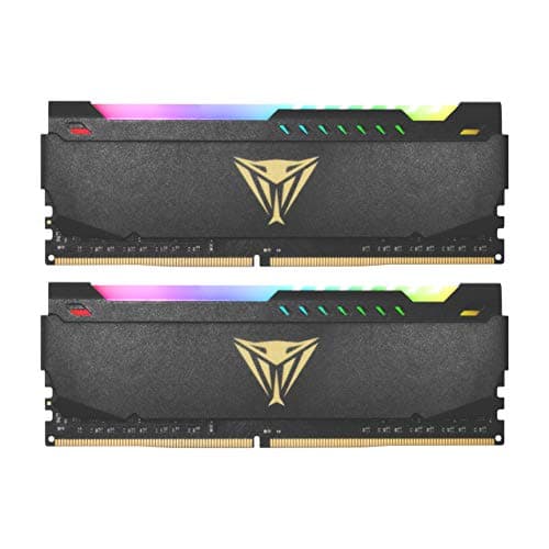 Patriot Viper Steel RGB DDR4 32GB (2 x 16GB) 3200MHz CL16 Gaming Arbeitsspeicher Kit 32GB (2 x 16GB) 3200MHz Kit CL16 Bild 2