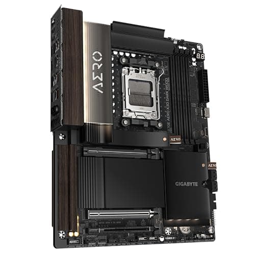GIGABYTE X870E AERO X3D Dark Wood Mainboard – Unterstützt AMD Ryzen 9000 CPUs, digitales 16+2+2-Phasen-VRM, bis zu 9000 Hz DDR5 (OC), 2× PCIe 5.0 + 2× PCIe 4.0, Wi-Fi 7, 5-GbE-LAN, USB 4 Bild 6