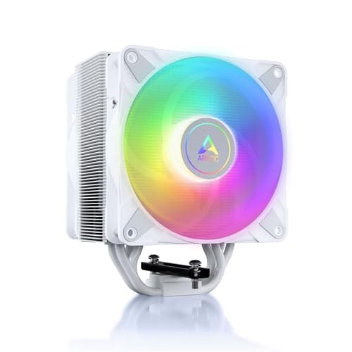 ARCTIC Freezer 36 A-RGB - CPU Kühler mit Push-Pull & ARGB Beleuchtung für Intel & AMD, Single-Tower, 2 druckoptimierte 120 mm P-Lüfter, Hydrodynamisches Gleitlager, 200–2000 rpm, inkl. MX-6 - Weiß Bild 8