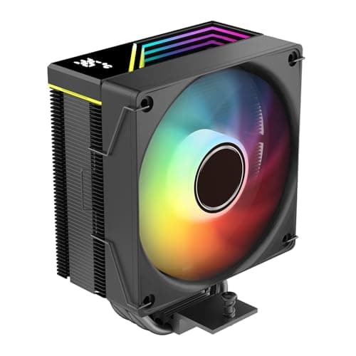 TZMRIT KF420 DGT ARGB CPU Kühler Mit Temperaturanzeige Display,für Intel LGA 1700/1200/115X/1851/1366/2011, für AMD AM4/AM5 (Black)