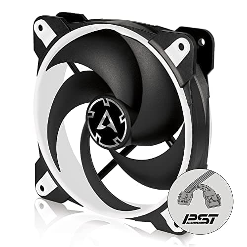 ARCTIC BioniX P120 - PC Lüfter, 120 mm Gaming Gehäuselüfter, PWM PST-Sharing-Funktion, Optimiert für statischen Druck, Kühler, RPM synchron, 200-2100 rpm - Weiß