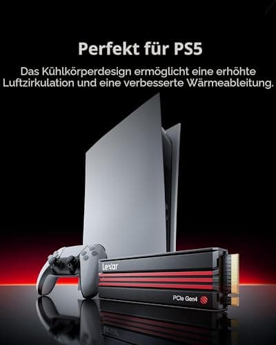 Lexar EQ790 4TB Interne SSD mit Kühlkörper, M.2 2280 PCIe Gen4x4 NVMe SSD, 7000 MB/s Lesen, für Intensive Workloads, PS5 & PC Gaming, Leistungsstarkes internes Solid State Laufwerk EQ790 with Heatsink 4TB Bild 8