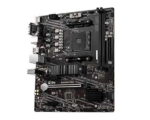 MSI A550M PRO (M-ATX, AMD, 2 PCI-E, 1 PCI-Ex16, M.2 Port, PCIe 3.0 x 4, NVMe) Bild 8
