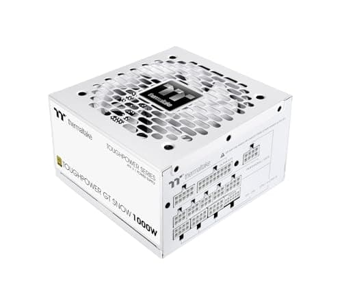Thermaltake Toughpower GT Snow 1000W | ATX 3.1 | 80 Plus Gold | vollmodular | PCIe 5.1 12V-2x6 (12+4) | Smart Zero Fan sehr leise | Snow (Weiß) 1000W Weiß Bild 2