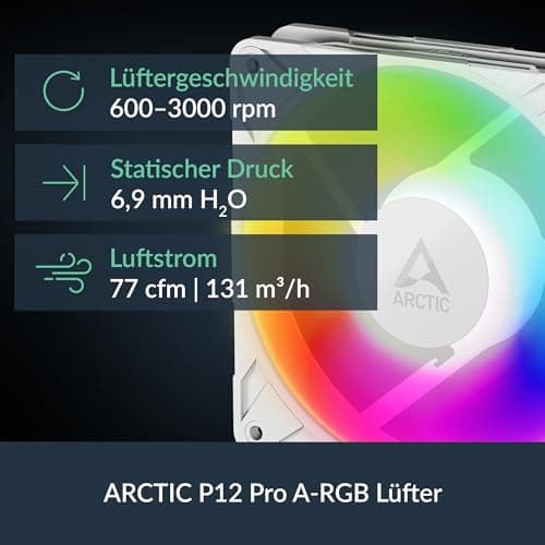ARCTIC Liquid Freezer III Pro 240 A-RGB (White) - AIO CPU Kühler, 2 x 120 mm Wasserkühlung, 38 mm Radiator, PWM-Pumpe, VRM-Lüfter, AMD AM5/AM4, Intel LGA1851/1700 Contact Frame - Weiß weiß Liquid Freezer III Pro 240 A-RGB Bild 7