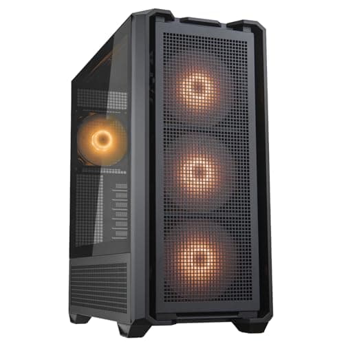 Cougar MX600 RGB Mesh High Airflow Full Tower Gaming Gehäuse – Schwarz