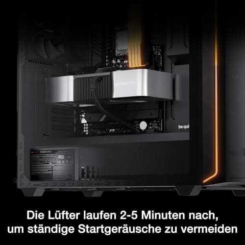 be quiet! Power Zone 2 1000W Netzteil, 80 Plus Platinum und Cybenetics Platinum Zertifizierung, semi-Passive Kühlung, Pure Wings 3 140mm Lüfter, 90° abgewinkelter 12V-2x6-Anschluss, PCIe 5.1/ATX 3.1 Bild 8