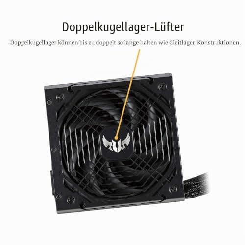 ASUS TUF Gaming 650W Netzteil (80 Plus Bronze, 0db-Technologie, 80cm 8-Pin CPU-Anschluss, Schwarz) Bild 8