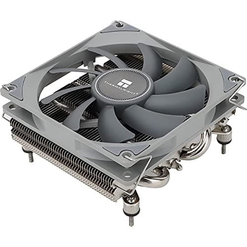 TR-Thermalright AXP90 X36 CPU Kühler-4 Heatpipes, leiser 92mm Low Profile Lüfter-2700U/min, für AM4/AM5,Intel LGA1851/1700/115x/1200,Niedriges Profil ITX PC Kühler