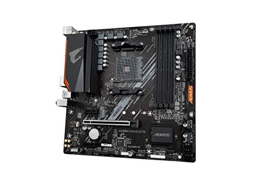 Gigabyte A520M AORUS Elite (AMD Ryzen AM4/MicroATX/5+3 Phases Digital PWM/Gaming GbE LAN/NVMe PCIe 3.0 x4 M.2/2 Display Interfaces/Q-Flash Plus/RGB Fusion 2.0/Motherboard) Bild 6
