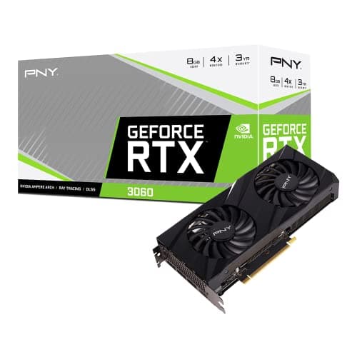 PNY GEFORCE RTX™ 3060 8GB Verto Dual Fan Edition Grafikkarte RTX 3060 8GB Bild 2