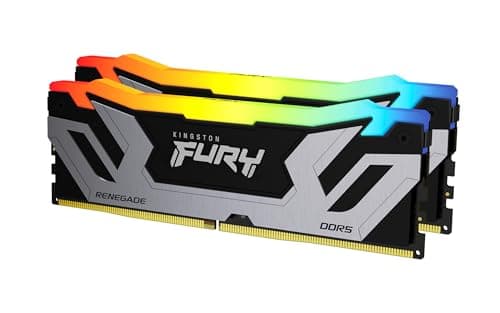 Kingston FURY Renegade Silber RGB XMP 48GB 8400MT/s DDR5 CL40 CUDIMM Desktop Gaming Speicher (Kit mit 2) - KF584CU40RSAK2-48
