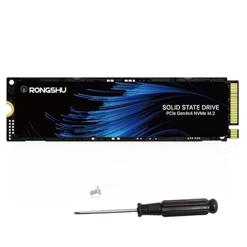 1TB NVMe SSD M.2 PCIe4.0 Gen 4×4, M.2 2280 Interne Gaming SSD, Seq. Bis zu 5100 MB/s, SLC Cache 3D NAND TLC Internal Solid State Drive mit PS5, Laptop, PC Desktops (RP5000)